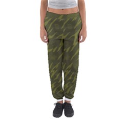 Linux Logo Camo Green Women s Jogger Sweatpants by bullshitdesign