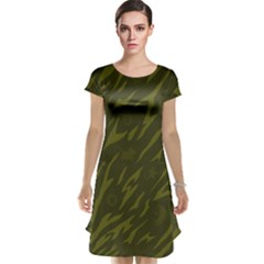 Linux Logo Camo Green Cap Sleeve Nightdress by bullshitdesign