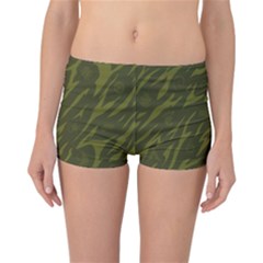 Linux Logo Camo Green Reversible Bikini Bottoms by bullshitdesign