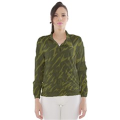 Linux Logo Camo Green Wind Breaker (women) by bullshitdesign