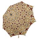 Brown And Tan Abstract Hook Handle Umbrellas (Large) View2