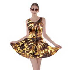 Mussels Lamp Star Pattern Skater Dress by Nexatart