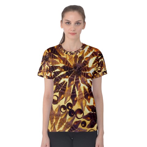 Mussels Lamp Star Pattern Women s Cotton Tee by Nexatart