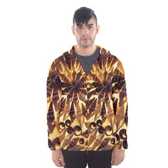 Mussels Lamp Star Pattern Hooded Wind Breaker (men) by Nexatart