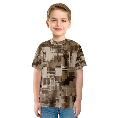 Color Abstract Background Textures Kids  Sport Mesh Tee by Nexatart