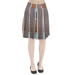 Pattern Symmetry Line Windows Pleated Skirt by Nexatart