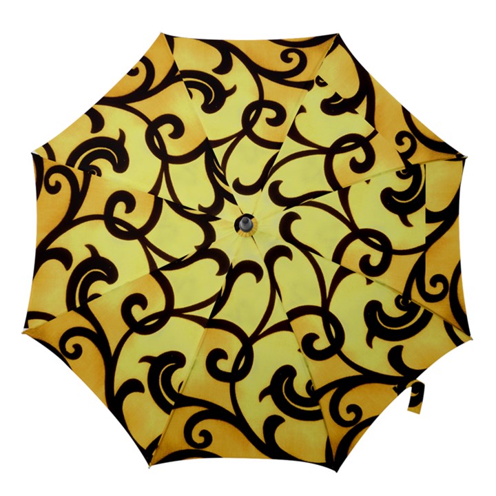 Texture Pattern Beautiful Bright Hook Handle Umbrellas (Small)