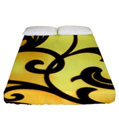 Texture Pattern Beautiful Bright Fitted Sheet (king Size) by Nexatart