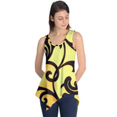 Texture Pattern Beautiful Bright Sleeveless Tunic by Nexatart