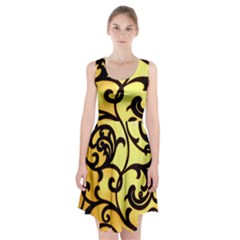 Texture Pattern Beautiful Bright Racerback Midi Dress by Nexatart