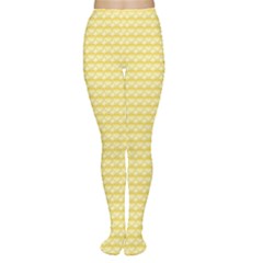 Pattern Yellow Heart Heart Pattern Women s Tights