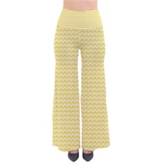 Pattern Yellow Heart Heart Pattern Pants