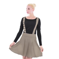 Pattern Background Stripes Karos Suspender Skater Skirt by Nexatart