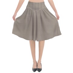 Pattern Background Stripes Karos Flared Midi Skirt by Nexatart