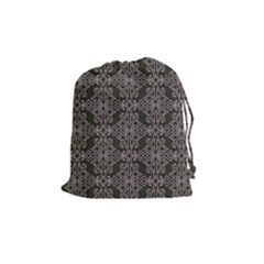 Line Geometry Pattern Geometric Drawstring Pouches (medium)  by Nexatart