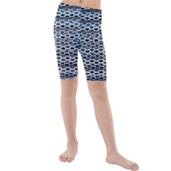 Texture Pattern Metal Kids  Mid Length Swim Shorts by Nexatart