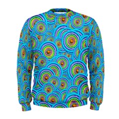 Digital Art Circle About Colorful Men s Sweatshirt by Nexatart