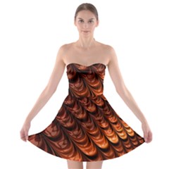 Fractal Mathematics Frax Strapless Bra Top Dress by Nexatart