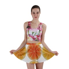 Orange Discs Orange Slices Fruit Mini Skirt by Nexatart