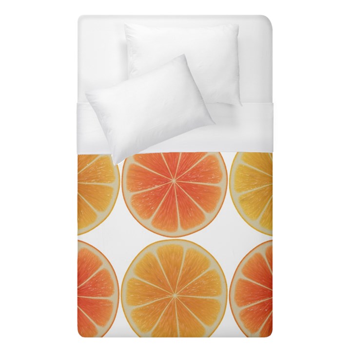 Orange Discs Orange Slices Fruit Duvet Cover (Single Size)