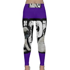 Pug Classic Yoga Leggings by Valentinaart