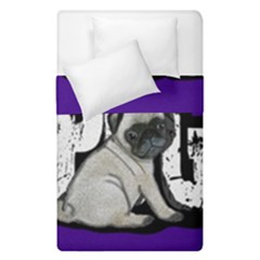 Pug Duvet Cover Double Side (single Size) by Valentinaart