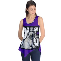 Pug Sleeveless Tunic by Valentinaart