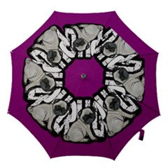 Pug Hook Handle Umbrellas (small) by Valentinaart