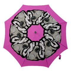 Pug Hook Handle Umbrellas (small) by Valentinaart