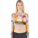 Easter Bunny Girl Long Sleeve Crop Top View1