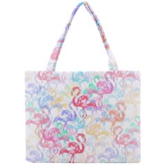 Flamingo Pattern Mini Tote Bag by Valentinaart