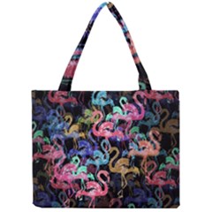 Flamingo Pattern Mini Tote Bag by Valentinaart