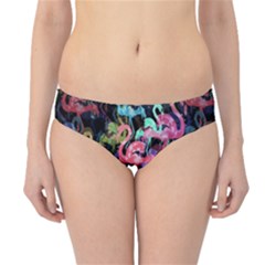 Flamingo Pattern Hipster Bikini Bottoms