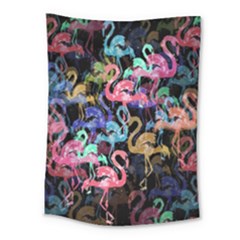 Flamingo Pattern Medium Tapestry by Valentinaart