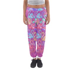 Flamingo Pattern Women s Jogger Sweatpants by Valentinaart