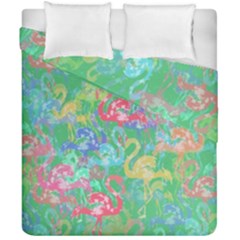 Flamingo Pattern Duvet Cover Double Side (california King Size)