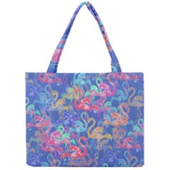 Flamingo Pattern Mini Tote Bag by Valentinaart