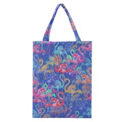 Flamingo Pattern Classic Tote Bag by Valentinaart