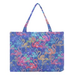 Flamingo Pattern Medium Tote Bag by Valentinaart