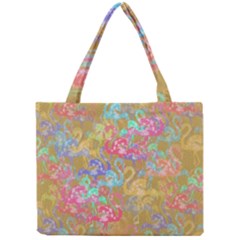 Flamingo Pattern Mini Tote Bag by Valentinaart