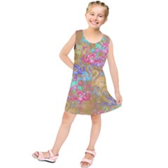 Flamingo Pattern Kids  Tunic Dress by Valentinaart