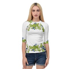 Birthday Card Flowers Daisies Ivy Quarter Sleeve Tee