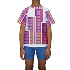 Building Kids  Short Sleeve Swimwear