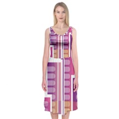 Building Midi Sleeveless Dress by Mariart