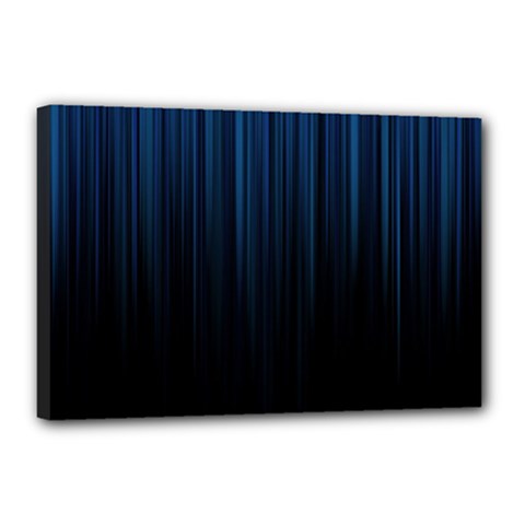 Black Blue Line Vertical Space Sky Canvas 18  X 12  by Mariart