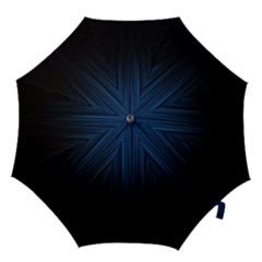 Black Blue Line Vertical Space Sky Hook Handle Umbrellas (large) by Mariart