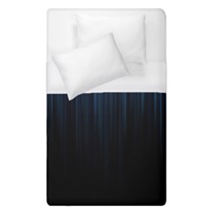 Black Blue Line Vertical Space Sky Duvet Cover (single Size)