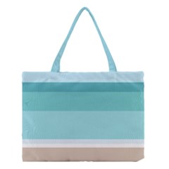 Dachis Beach Line Blue Water Medium Tote Bag by Mariart