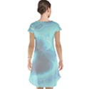 Blue Patterned Aurora Space Cap Sleeve Nightdress View2