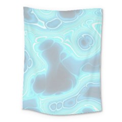 Blue Patterned Aurora Space Medium Tapestry by Mariart